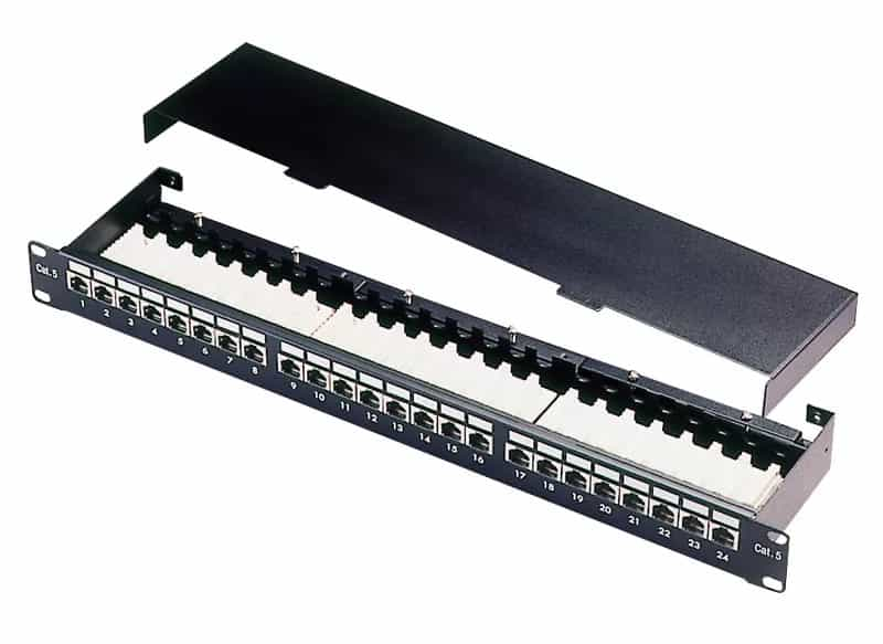 Патч-панель, Patch panel 24 port FTP Cat 5e-4