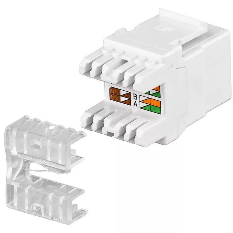 Модуль RJ45, Keystone jack RJ45 UTP cat 5e-3