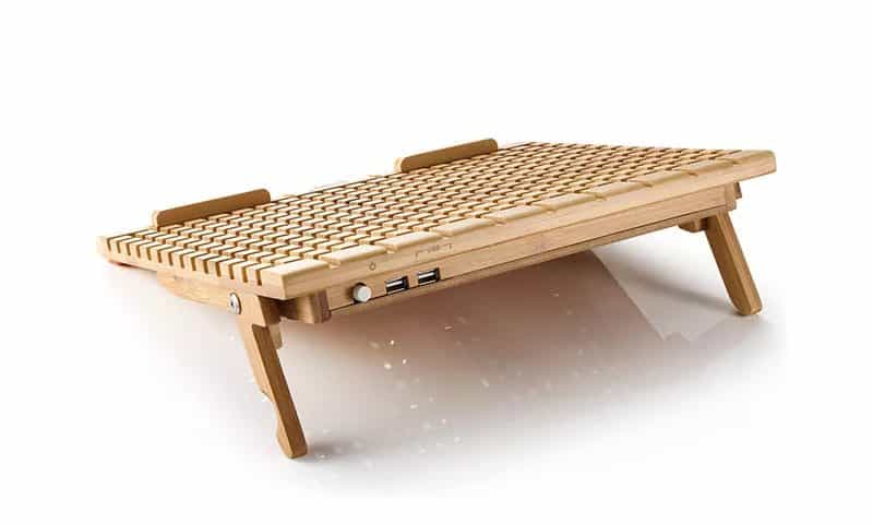Deepcool N2600 Ecologic Bamboo Cooler Охлаждающая подставка для ноутбука-2