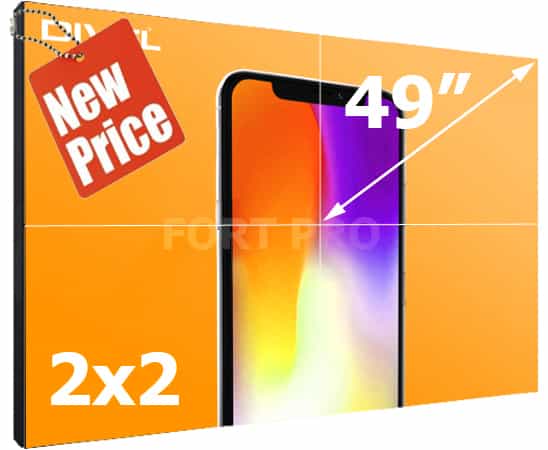 Видеостена LCD FP-2x2 49&quot; диагональ-1