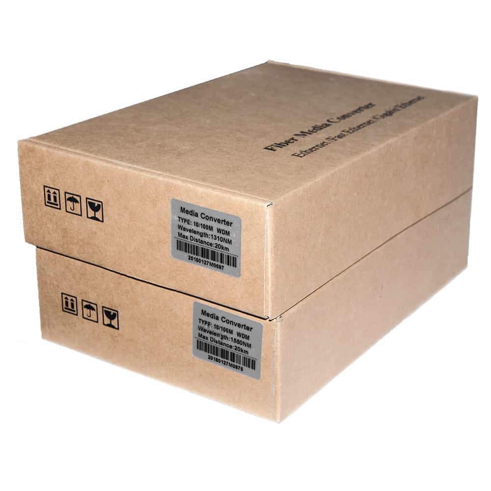Медиаконвертер FP-1F1T-A20 / B20 100M WDM 1310 /1550-3