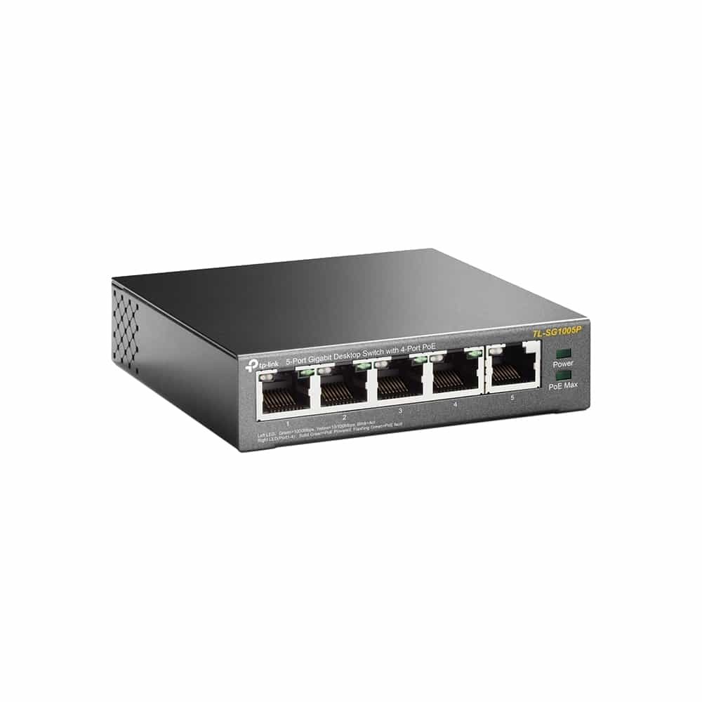 Коммутатор TP-Link TL-SG1005P 5-портовый (Switch)-3