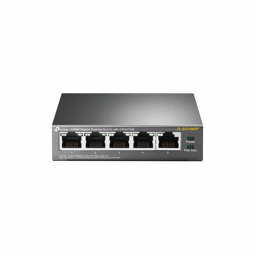 Коммутатор TP-Link TL-SG1005P 5-портовый (Switch)-2
