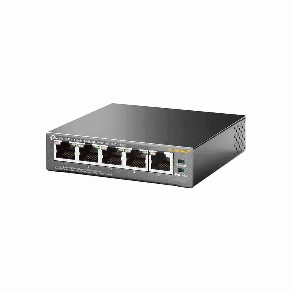 Коммутатор TP-Link TL-SG1005P 5-портовый (Switch)-1