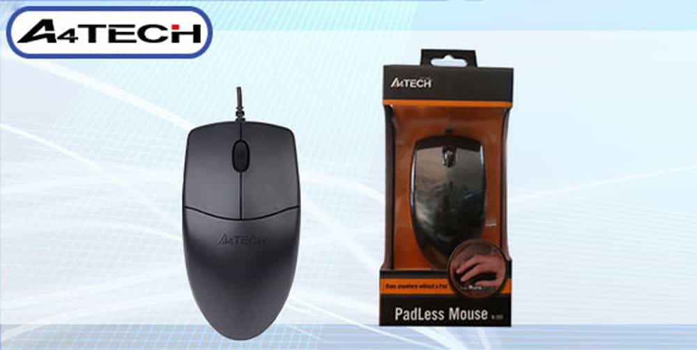 A4-Tech N-300 - USB simli sichqoncha (Qora)-3