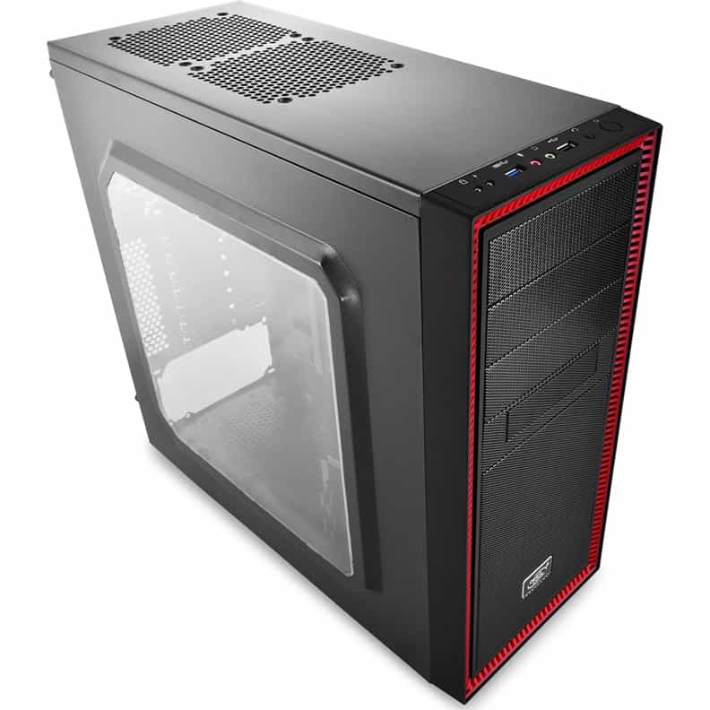 Кейс DeepCool TESSERACT SW-RD Red-Black-3