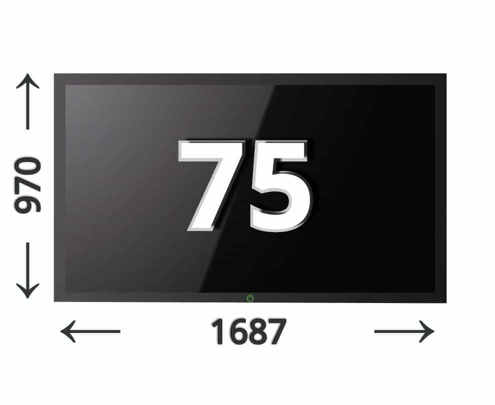Моноблочный телевизор US-AD750PBH 75&quot; - диагональ-2