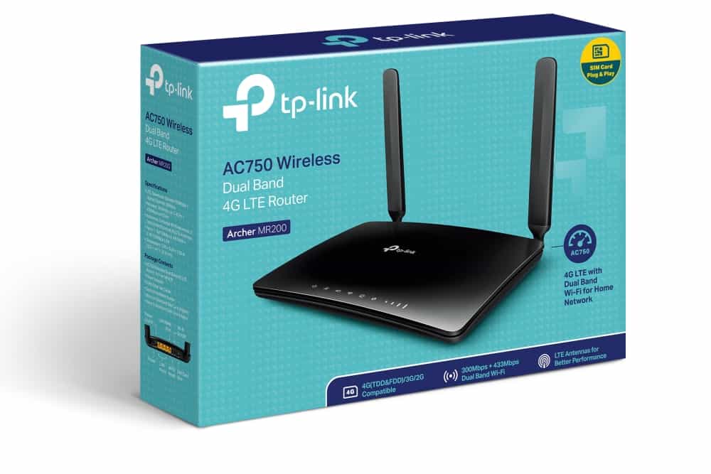 Роутер TP-Link Archer MR200 AC750 Двухдиапазонный 4G LTE Wi-Fi модем-2