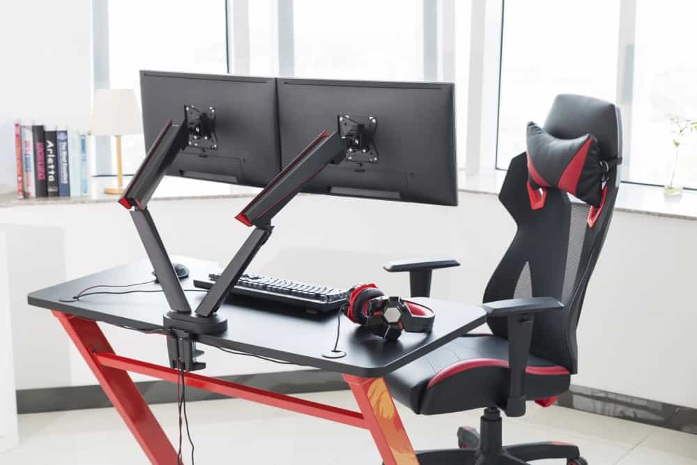 Кронштейн для двух мониторов с пружинным креплением Pro Gaming LDT39-C024-20