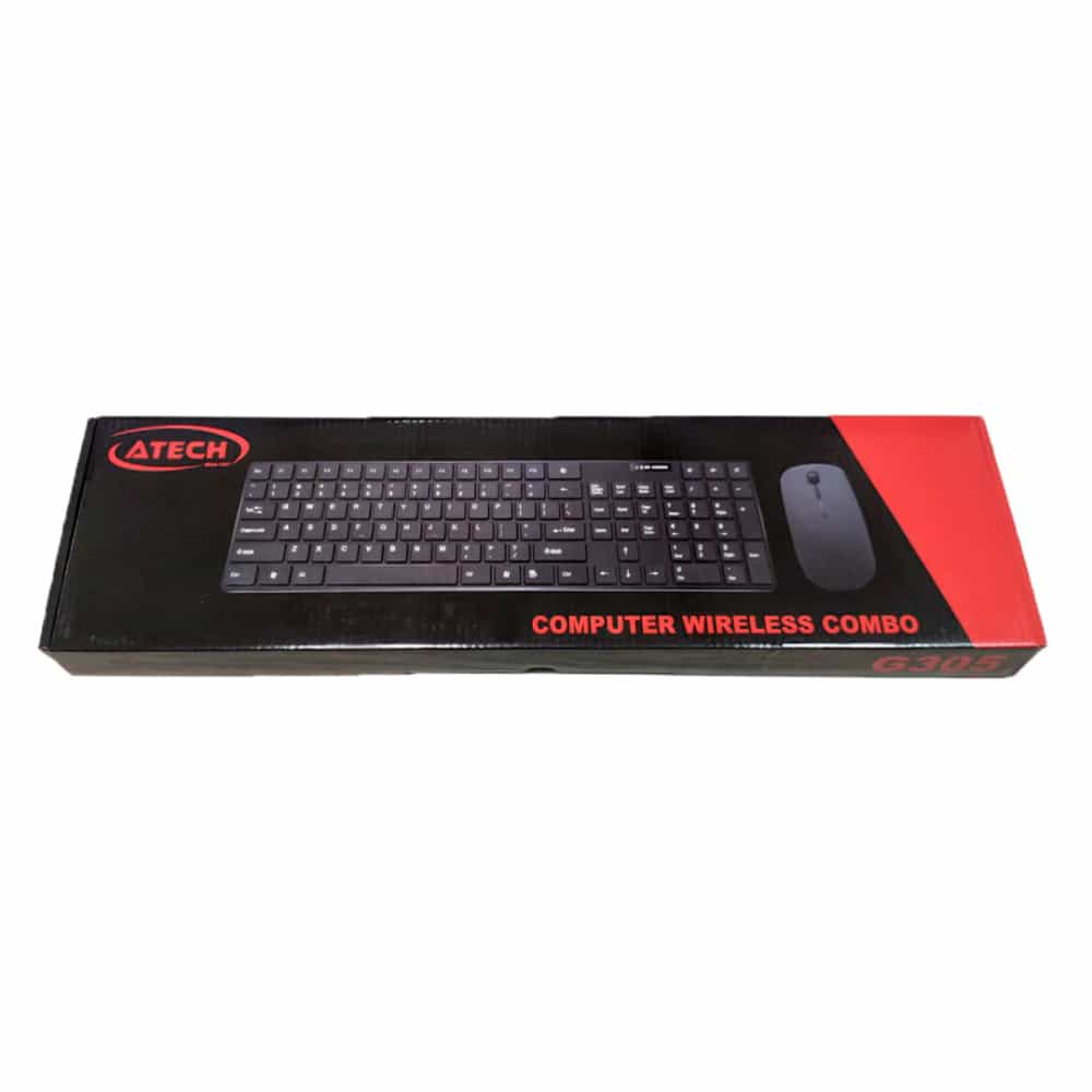 Беспроводной комплект клавиатуры и мышки A-Tech G305-4