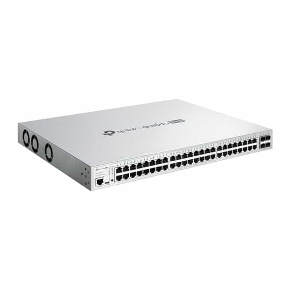 S5500-48GP4F Управляемый коммутатор Omada Pro 48 портов PoE+ Gigabit L2+ с 4 слотами SFP-4