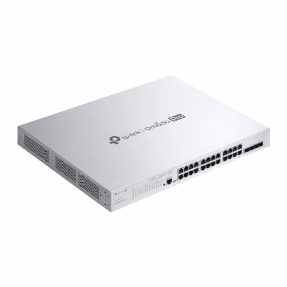 S5500-24GP4XF Управляемый коммутатор Omada Pro 24-портовый PoE+ Gigabit L2+ с 4 слотами SFP+-4