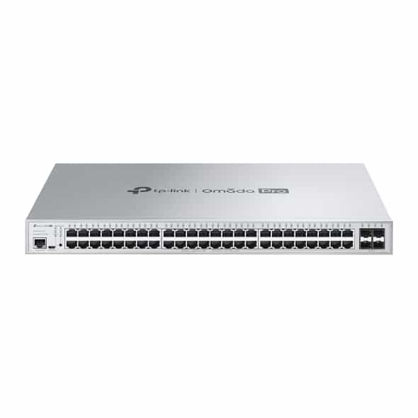 S5500-48GP4F Управляемый коммутатор Omada Pro 48 портов PoE+ Gigabit L2+ с 4 слотами SFP-1