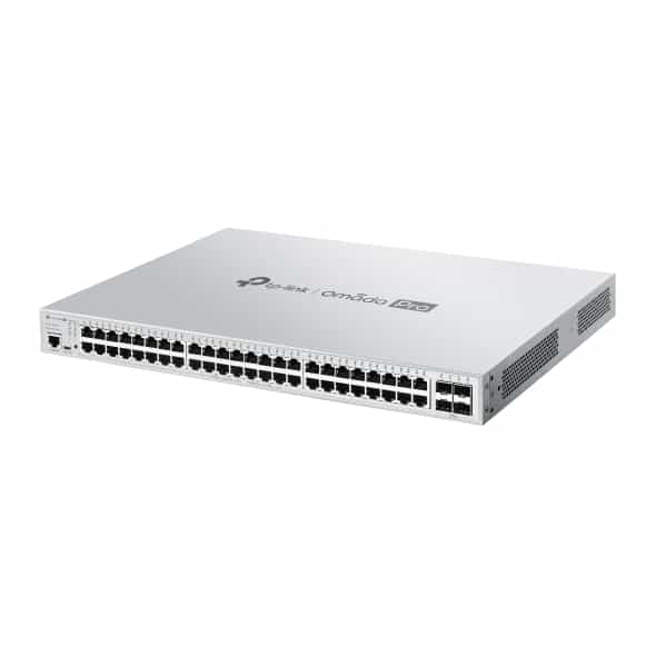S5500-48GP4F Управляемый коммутатор Omada Pro 48 портов PoE+ Gigabit L2+ с 4 слотами SFP-3