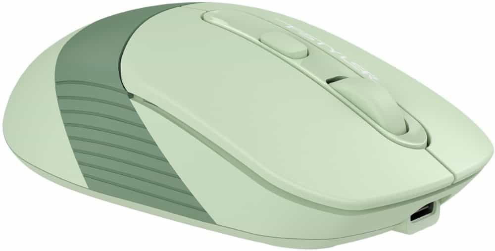 Беспроводная оптическая мышь A4TECH FSTYLER FB10C (Matcha Green)-2