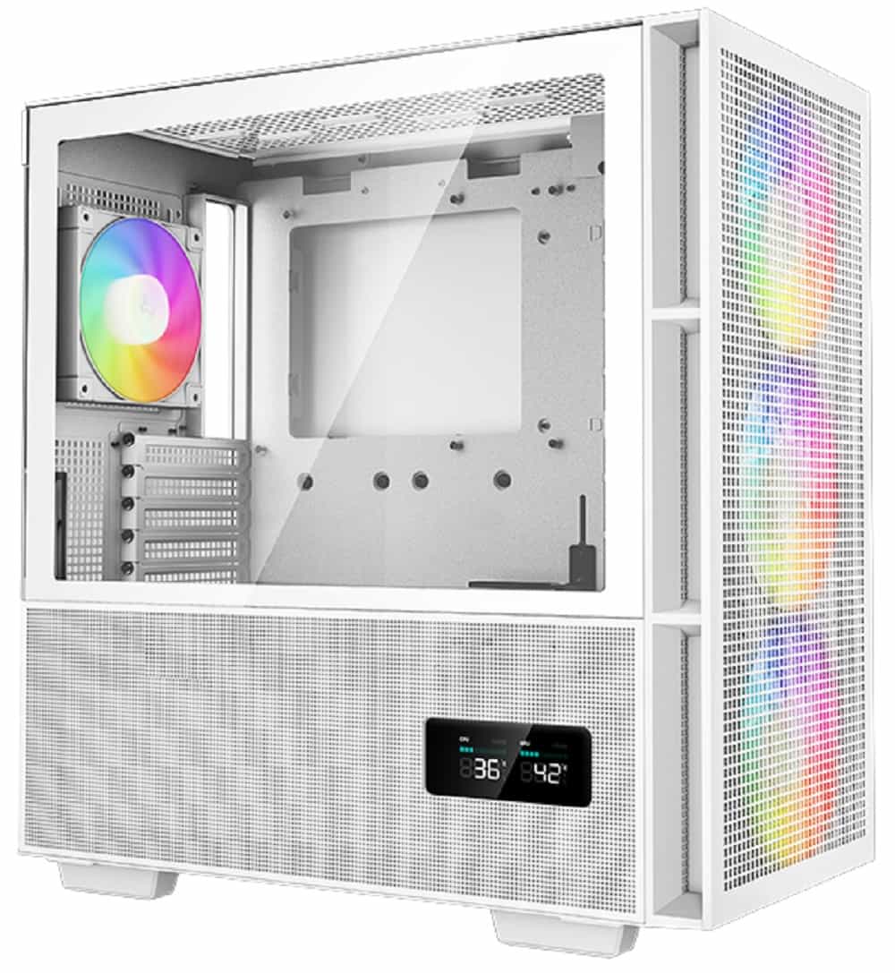 Корпус DeePCooL CH560 Digital Display (White)-3