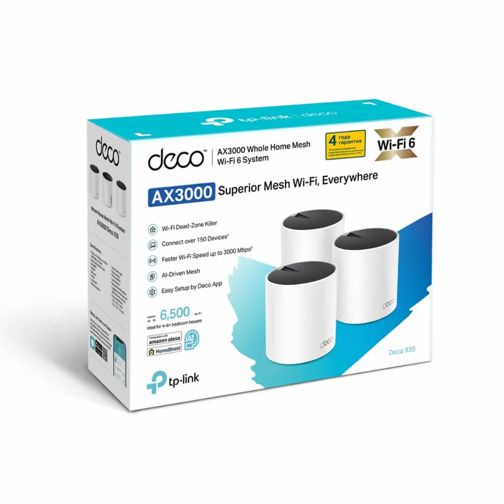 Mesh-система Wi-Fi TP-Link Deco X55/AX3000 (3-pack)-3