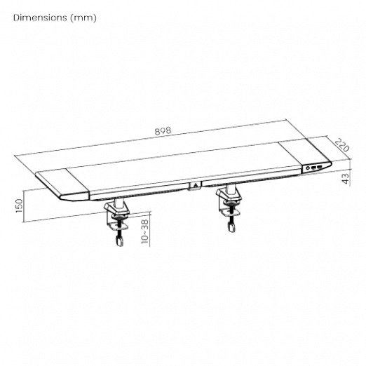Подставка для монитора, MONITOR RISER  STB-172-4