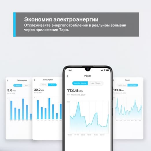 Компактная умная розетка Tapo P110 (2-pack)-3