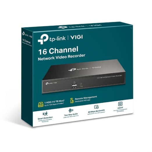 16‑канальный сетевой видеорегистратор VIGI NVR1016H-3