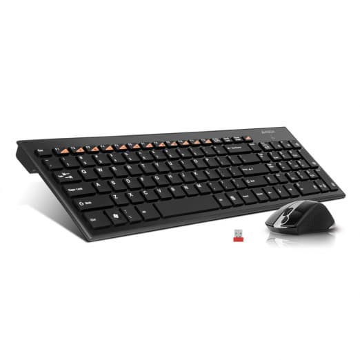  A4-Tech 9500F USB simsiz klaviatura va sichqoncha komplek-1
