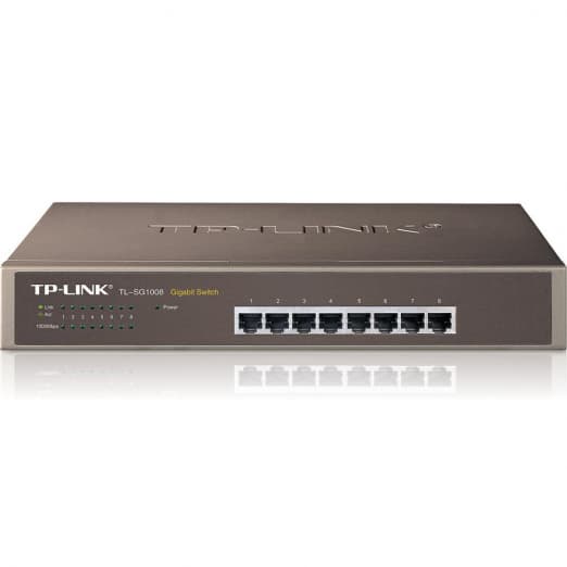 Коммутатор TP-Link TL-SG1008 8-портовый (Switch)-1