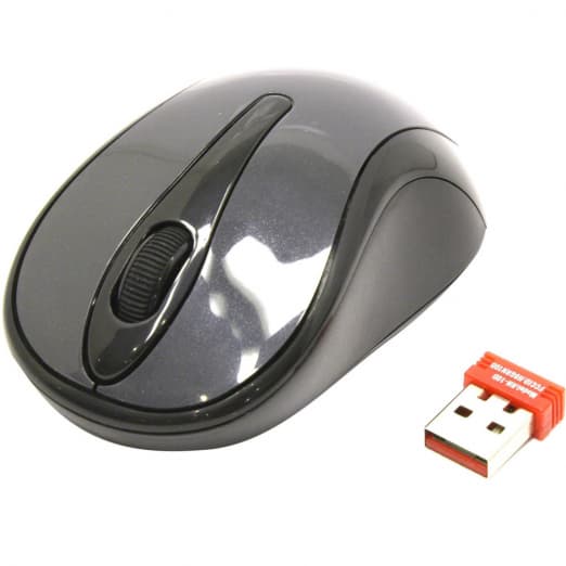 A4-Tech G3-280N - USB simsiz mini sichqoncha (Glyossi Kulrang)-1