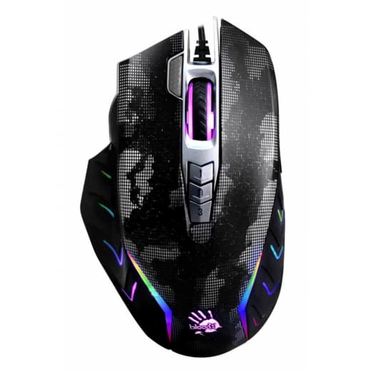 Bloody J95S RGB-Black USB Проводная игровая мышь-1