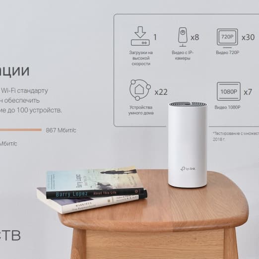 TP-Link Deco Deco E4 (2-Pack)/AC1200 Усилитель Wi-Fi сигнала, Точка доступа-3