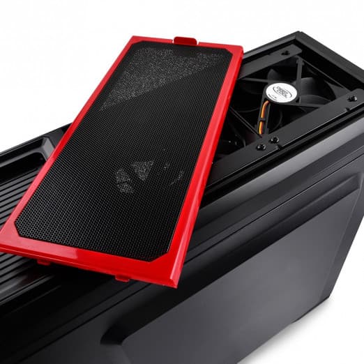 Кейс DeepCool KENDOMEN RD (Black-Red)-4