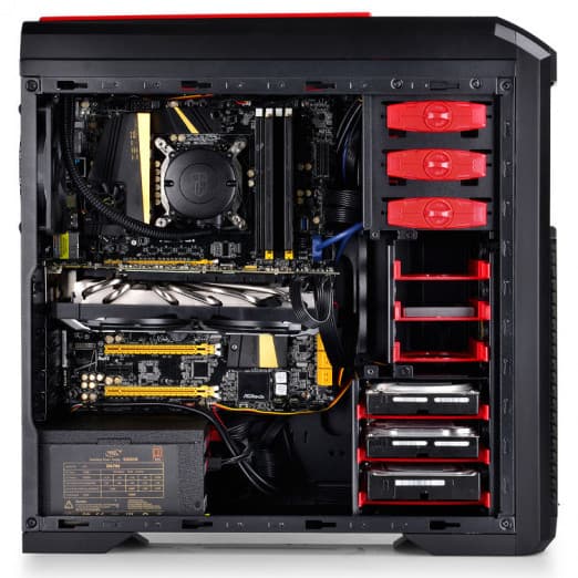 Кейс DeepCool KENDOMEN RD (Black-Red)-2
