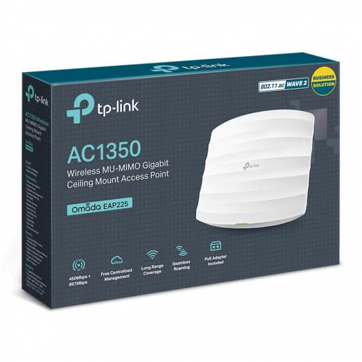 Wi-Fi Потолочная точка доступа TP-Link EAP225 Wan/Lan (AC1350)-4