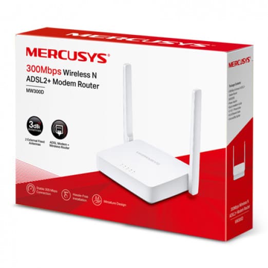 Router ADSL2+ Mercusys MW300D-3