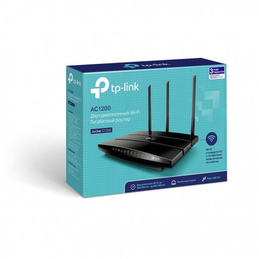 Роутер Wi-Fi Wan/Lan TP-Link Archer C1200-3