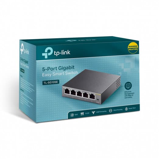 Коммутатор TP-Link TL-SG105E (5-портовый switch)-4