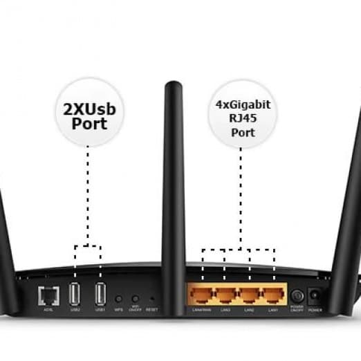 Wi-Fi ADSL2 Modem TP-Link Archer D7-3
