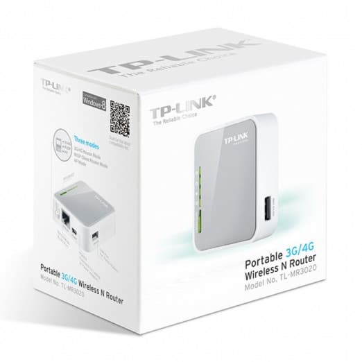 Portativ 3G/4G marshrutizator TP-Link TL-MR3020-3