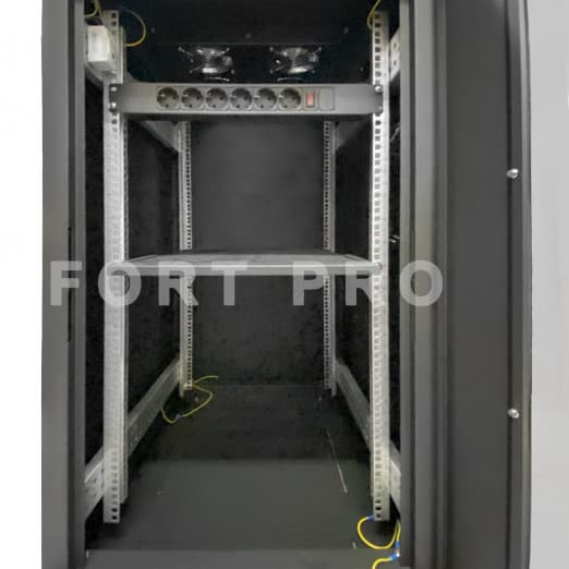 Шкаф настенный, 6U 450mm (Стекло)-5