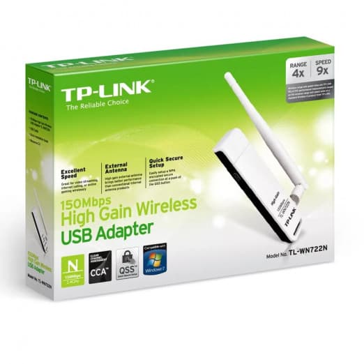 Wi-Fi adapter TP-Link TL-WN722N-2