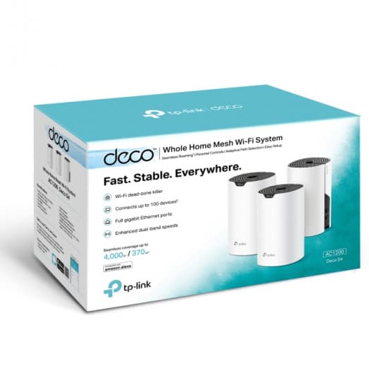 TP-Link Deco S4 (3-pack) Усилитель Wi-Fi сигнала, Точка доступа-3