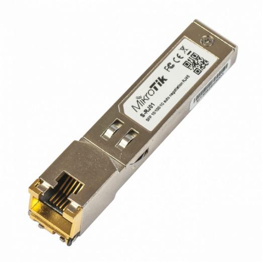 MikroTik SFP moduli S-RJ01-1