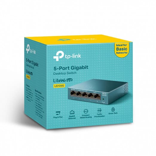 TP-Link LS105G 5-портовый настольный коммутатор-4