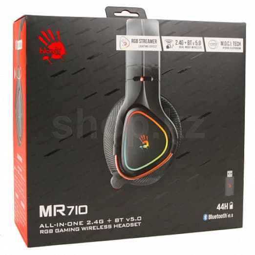 Игровые наушники Bloody MR710 black+grey-7