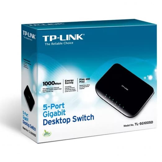 Мини коммутатор TP-Link TL-SG1005D 5-портовый-2