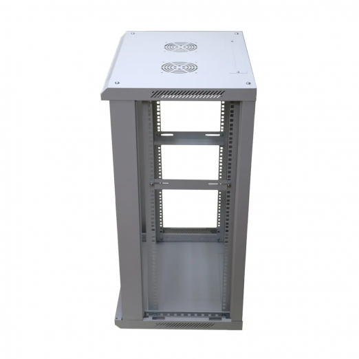 Шкаф настенный, 15U 600*450mm СТЕКЛО-3