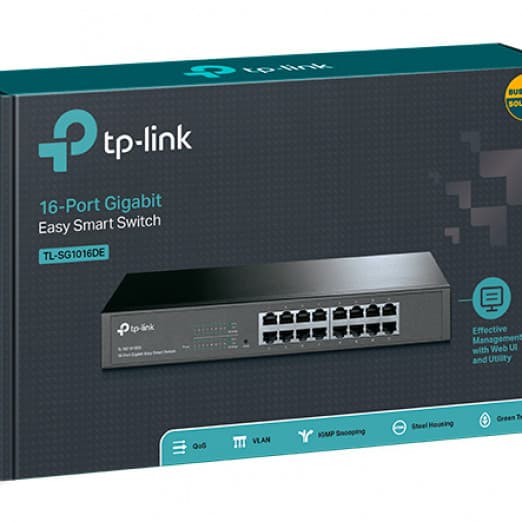 Коммутатор TP-Link TL-SG1016DE 16-портовый (Switch)-2