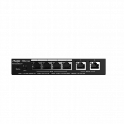 RG-ES206GC-P 6-portli gigabitli smart-kommutator PoE, bulut orqali boshqariladi, Ruijie