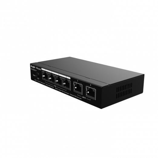 RG-ES206GC-P 6-portli gigabitli smart-kommutator PoE, bulut orqali boshqariladi, Ruijie-3