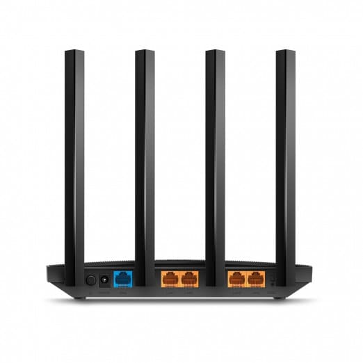 Simsiz ikki diapazonli gigabit MU-MIMO marshrutizatori TP-Link A6/AC1200-2