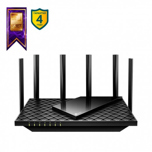 Simsiz ikki diapazonli gigabit Wi-Fi 6 router USB porti bilan TP-Link Archer AX73-3